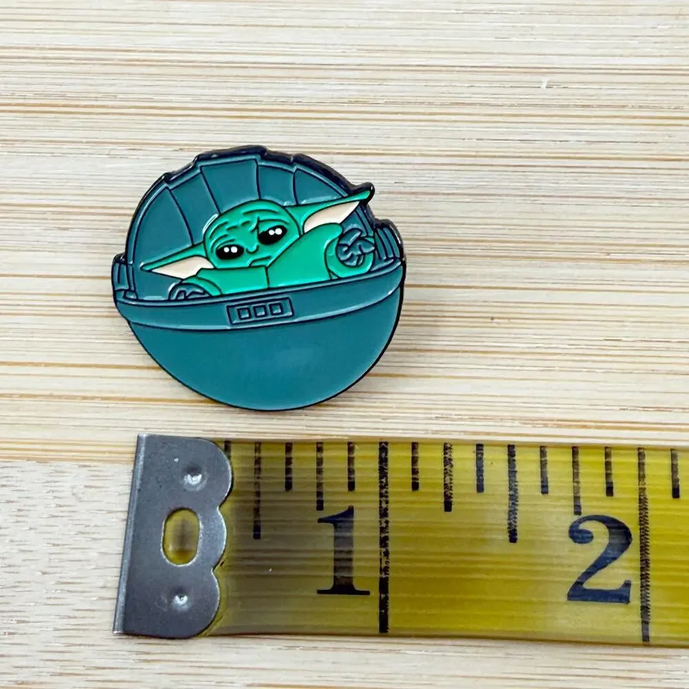 The Mandalorian Grogu Soft Enamel Pin